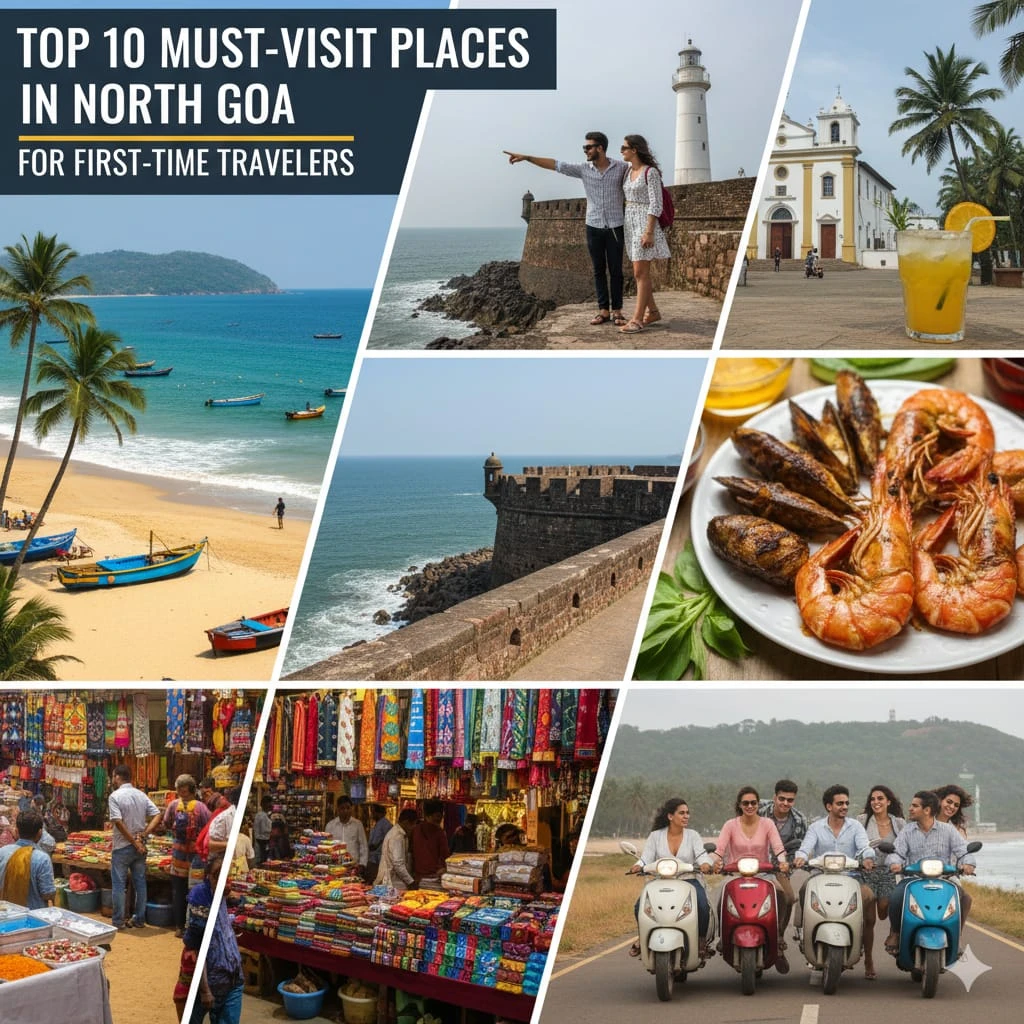 Top 10 Must-Visit Places in North Goa for First-Time Travellers