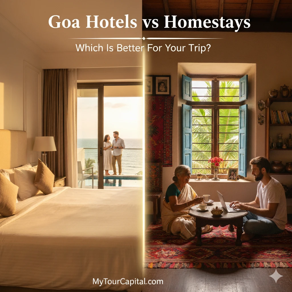 Homestays vs. Hotels in Goa – Which Is the Best Place to Stay in Goa for Your Trip?
