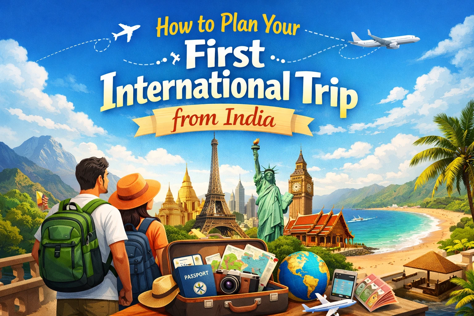 How to Plan Your First International Trip from India